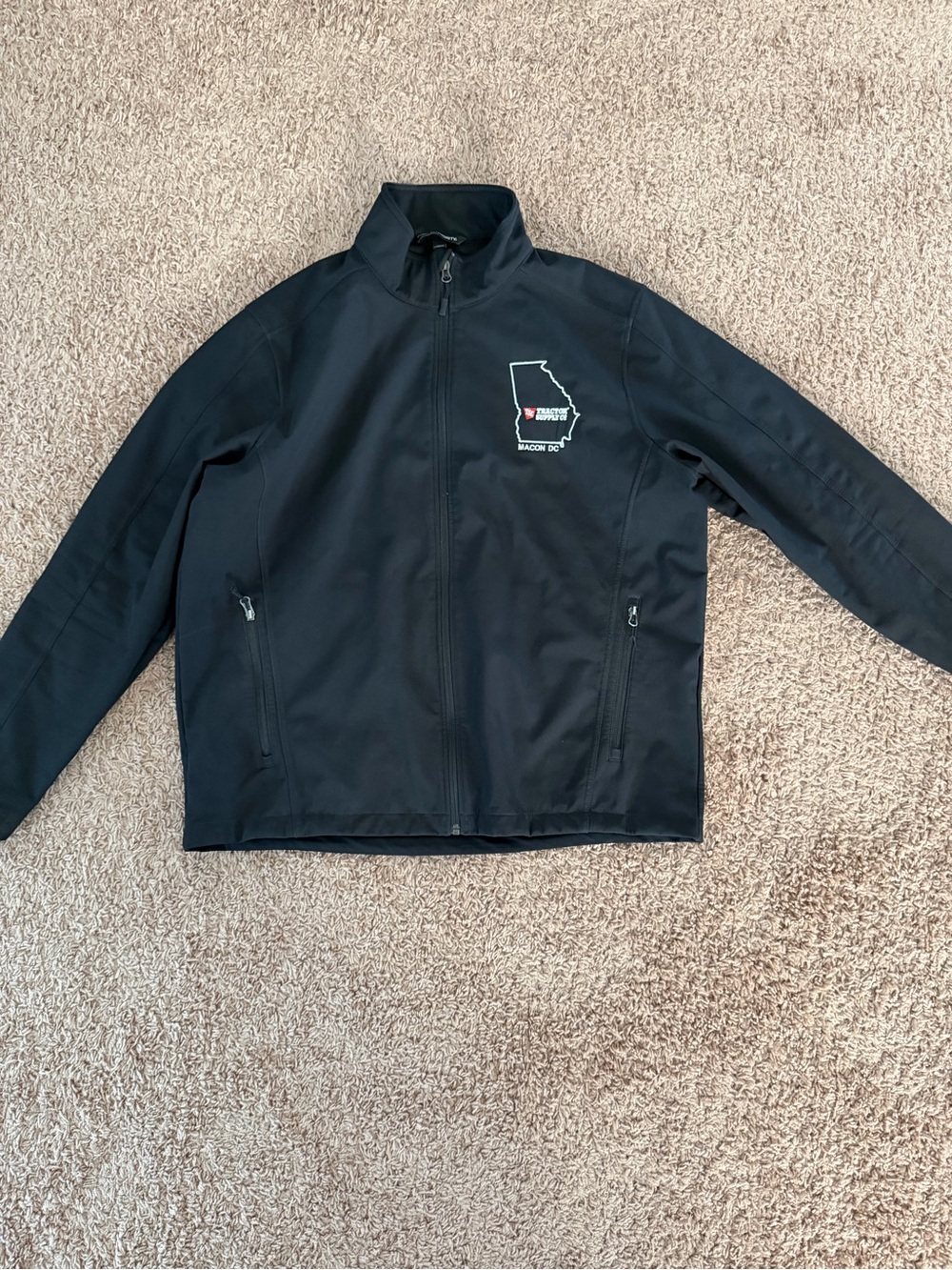 Tractor Supply Black Men’s XL Softshell Jacket - Unbranded